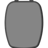 Assento Sanitário Almofadado Primula Cinza