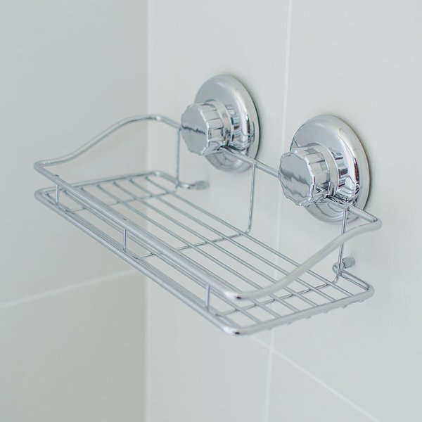 Porta Objetos Inox com Ventosa