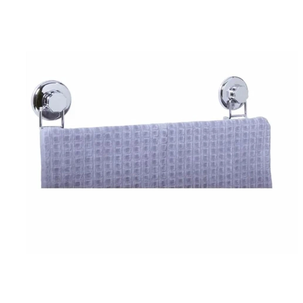 Porta Toalha Inox com Ventosa