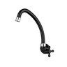 Torneira de Parede Bica Movel para Cozinha Maruja Black